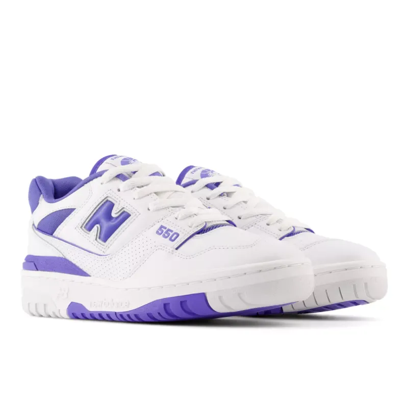 New Balance 550 Aura Purple (W) White / Aura Purple (BBW550WB)