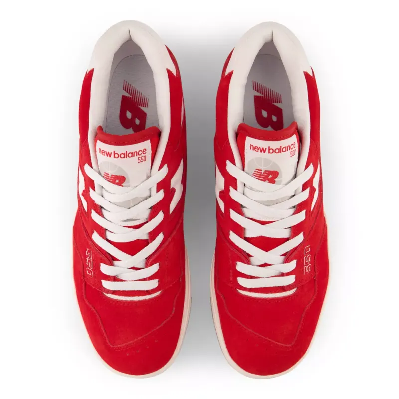 New Balance 550 Team Red / White / Concrete (BB550VND)