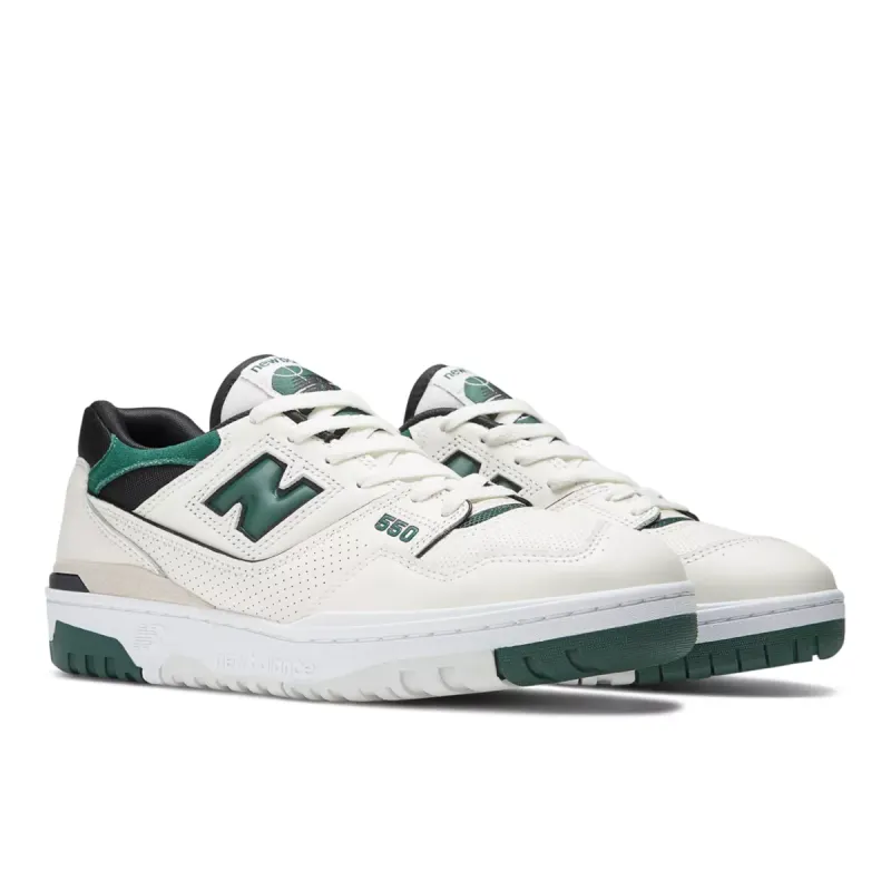 New Balance 550 Sea Salt Pine Green Sea Salt / Pine Green / Black (BB550VTC)