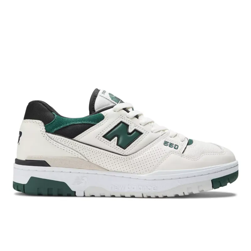 New Balance 550 Sea Salt Pine Green Sea Salt / Pine Green / Black (BB550VTC)