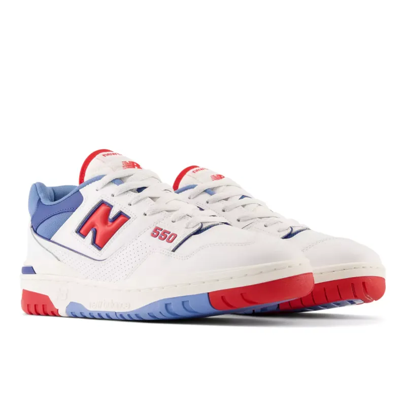 New Balance 550 White Blue Red White / Blue / Red (BB550NCH)