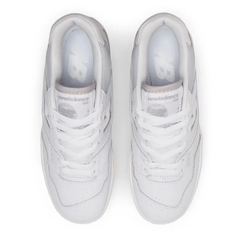 New Balance 550 White Rain Cloud (W) White / Rain Cloud / Light Aluminum (BBW550CB)