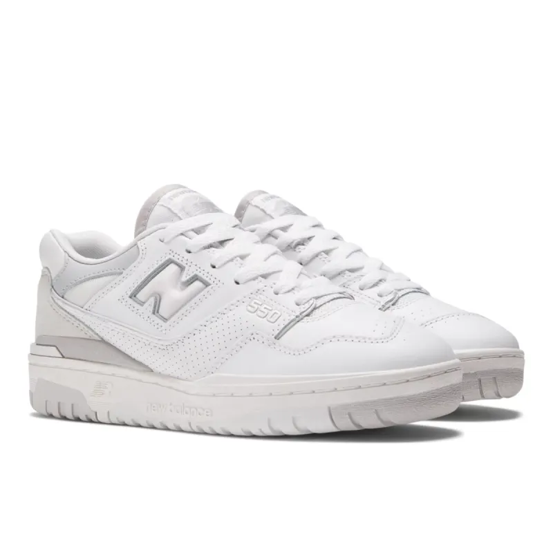 New Balance 550 White Rain Cloud (W) White / Rain Cloud / Light Aluminum (BBW550CB)
