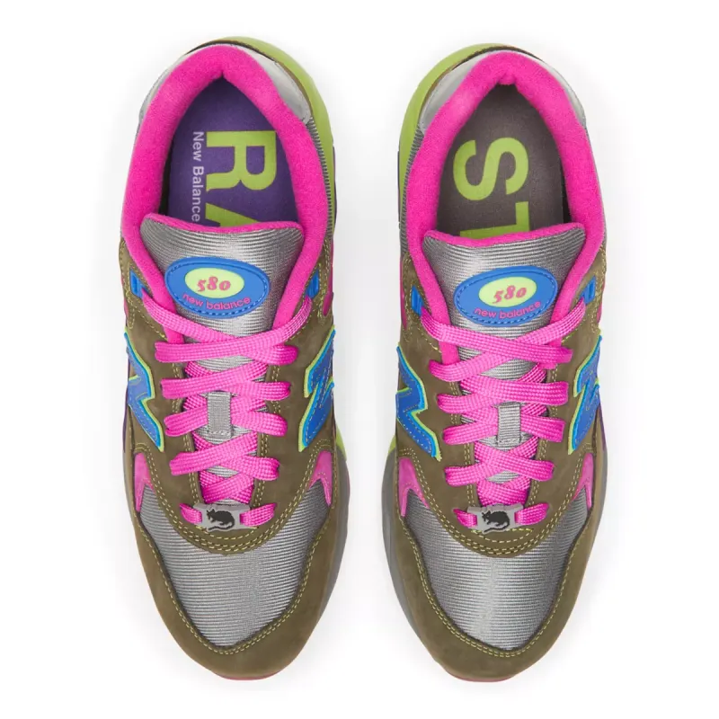 New Balance 580 Stray Rats Khaki Purple Khaki / Grey / Purple-green (MT580ST2)