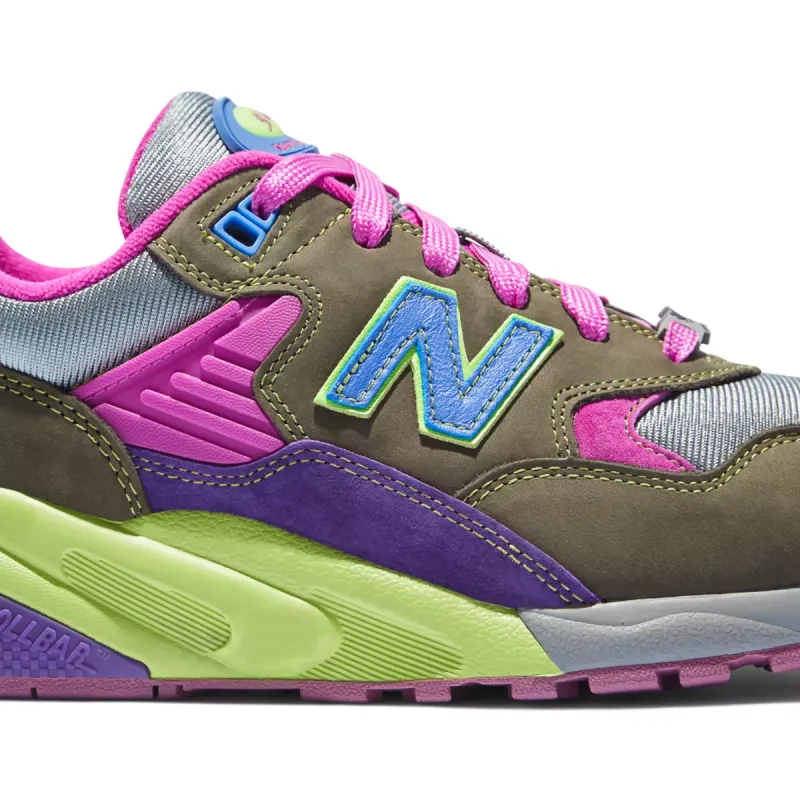 New Balance 580 Stray Rats Khaki Purple Khaki / Grey / Purple-green (MT580ST2)