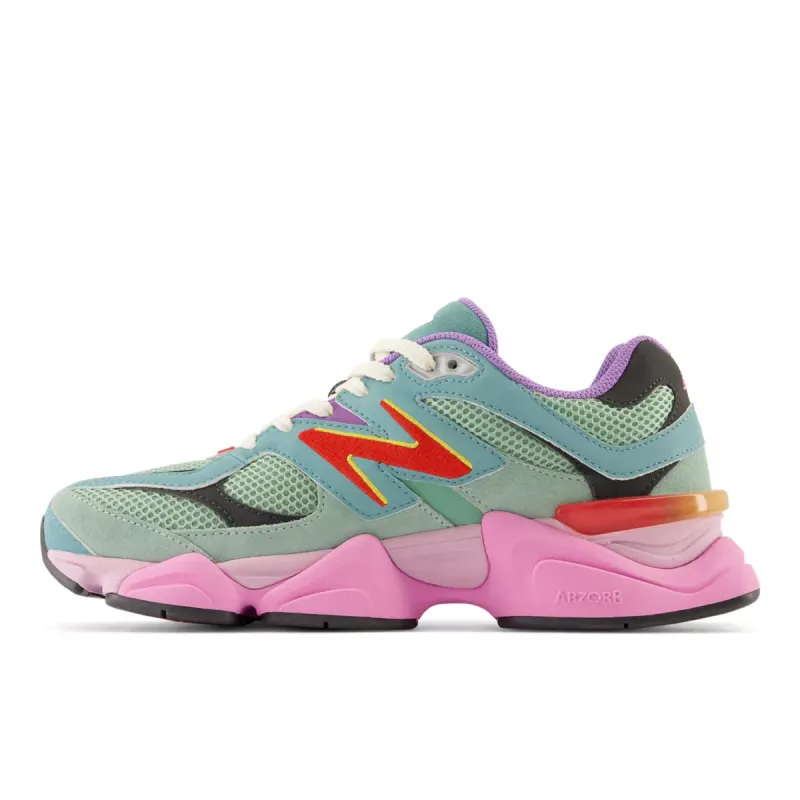 New Balance 9060 “Warped” Sage / Yellow / Pink (U9060WRB)