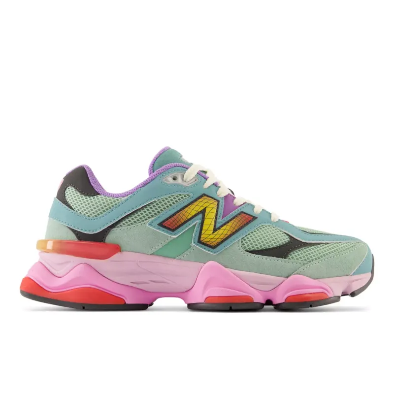 New Balance 9060 “Warped” Sage / Yellow / Pink (U9060WRB)
