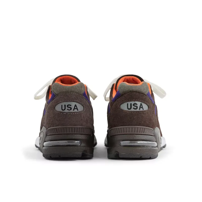 New Balance 990v2 MiUSA Brown Purple Brown / Grey / Purple (M990BR2)