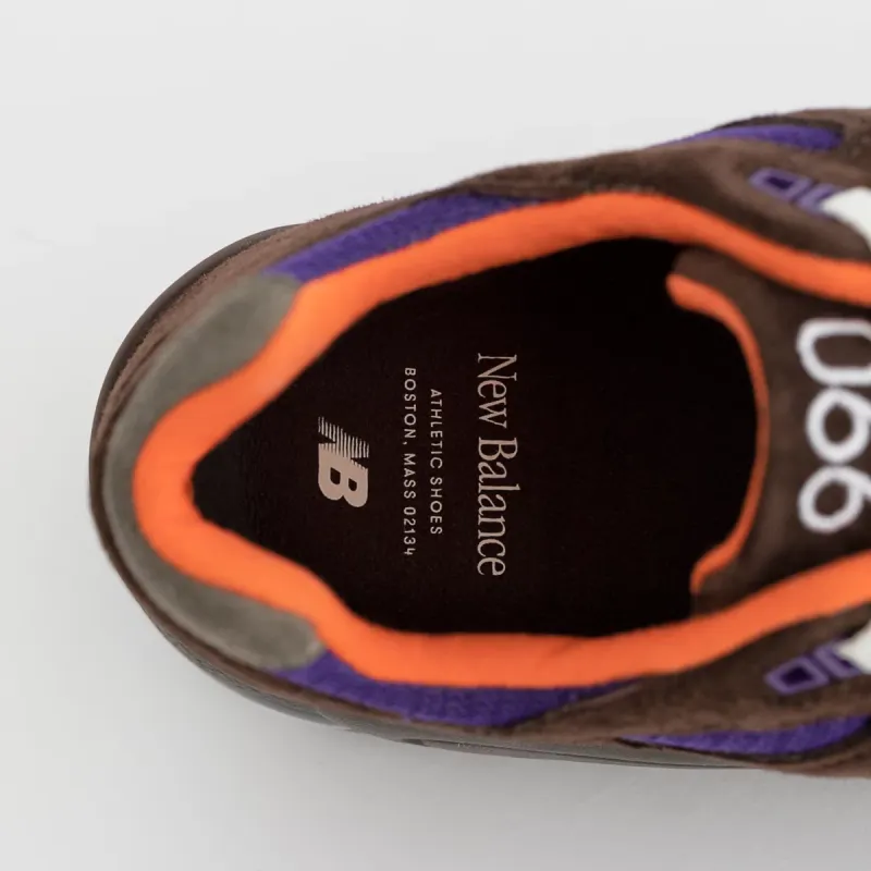 New Balance 990v2 MiUSA Brown Purple Brown / Grey / Purple (M990BR2)