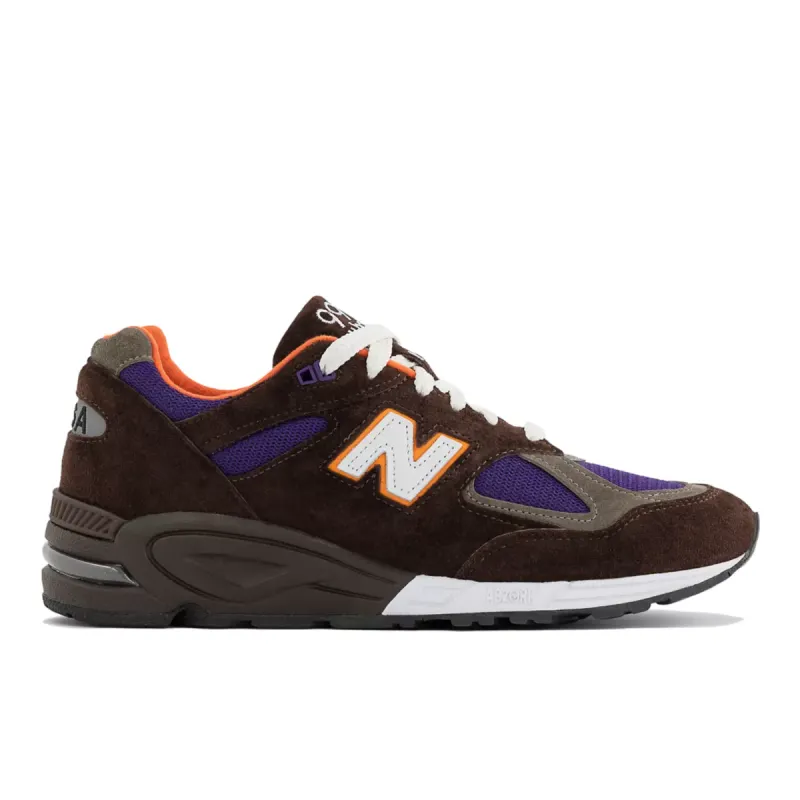New Balance 990v2 MiUSA Brown Purple Brown / Grey / Purple (M990BR2)