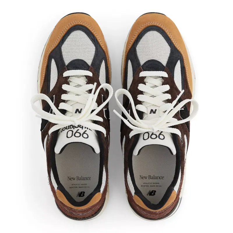 New Balance 990v2 MiUSA Season 2 Brown Brown / Beige / Cream (M990BB2)