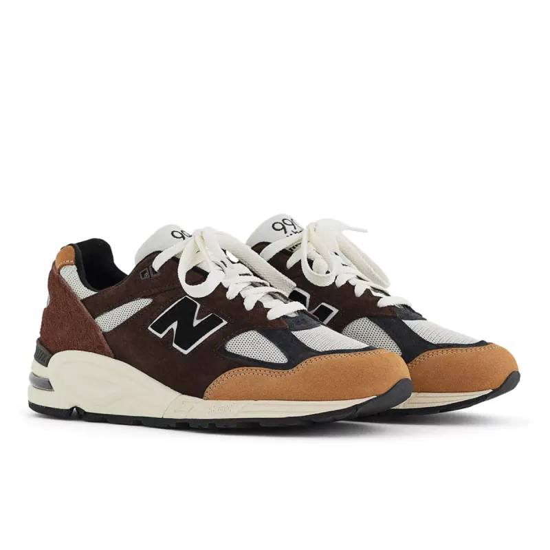 New Balance 990v2 MiUSA Season 2 Brown Brown / Beige / Cream (M990BB2)