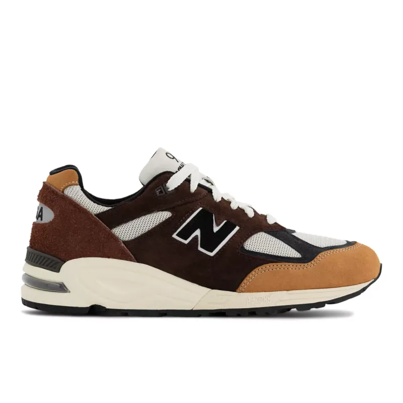 New Balance 990v2 MiUSA Season 2 Brown Brown / Beige / Cream (M990BB2)