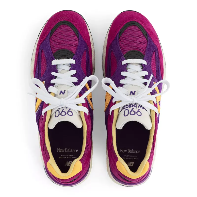 New Balance 990v2 MiUSA Teddy Santis Purple Yellow Purple / Yellow (M990PY2)