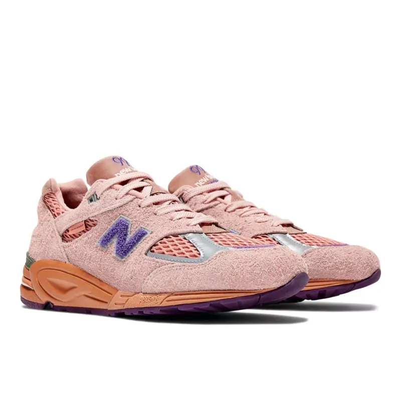 New Balance 990v2 Salehe Bembury Sand Be The Time Peach / Coral Pink / Lilac (M990SB2)
