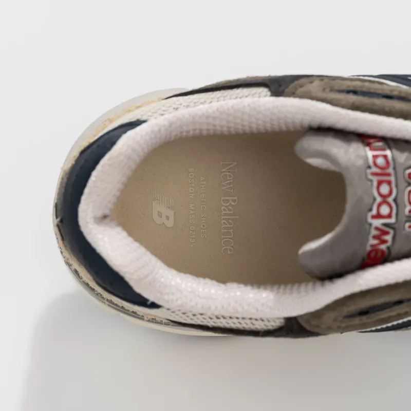 New Balance 990v3 MiUSA Grey Blue Olive Grey / Blue (M990TO3)