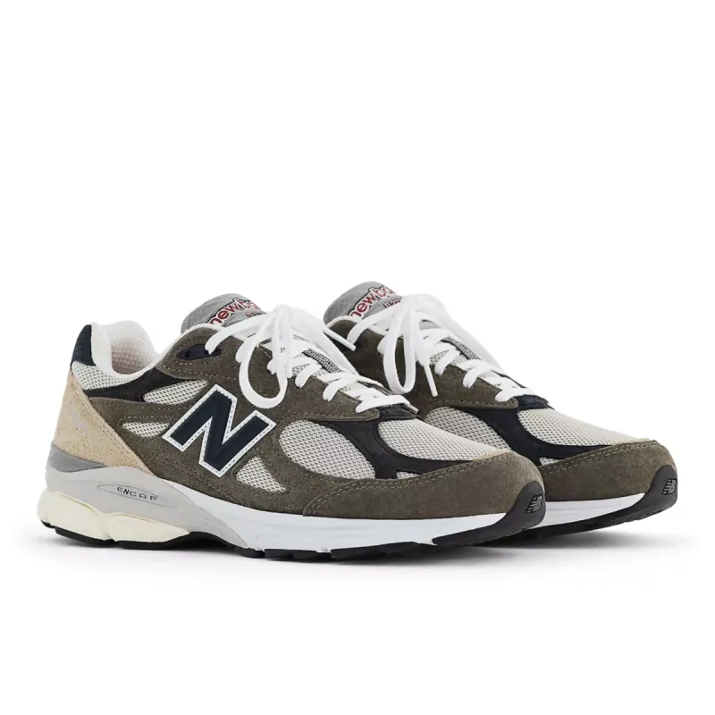 New Balance 990v3 MiUSA Grey Blue Olive Grey / Blue (M990TO3)