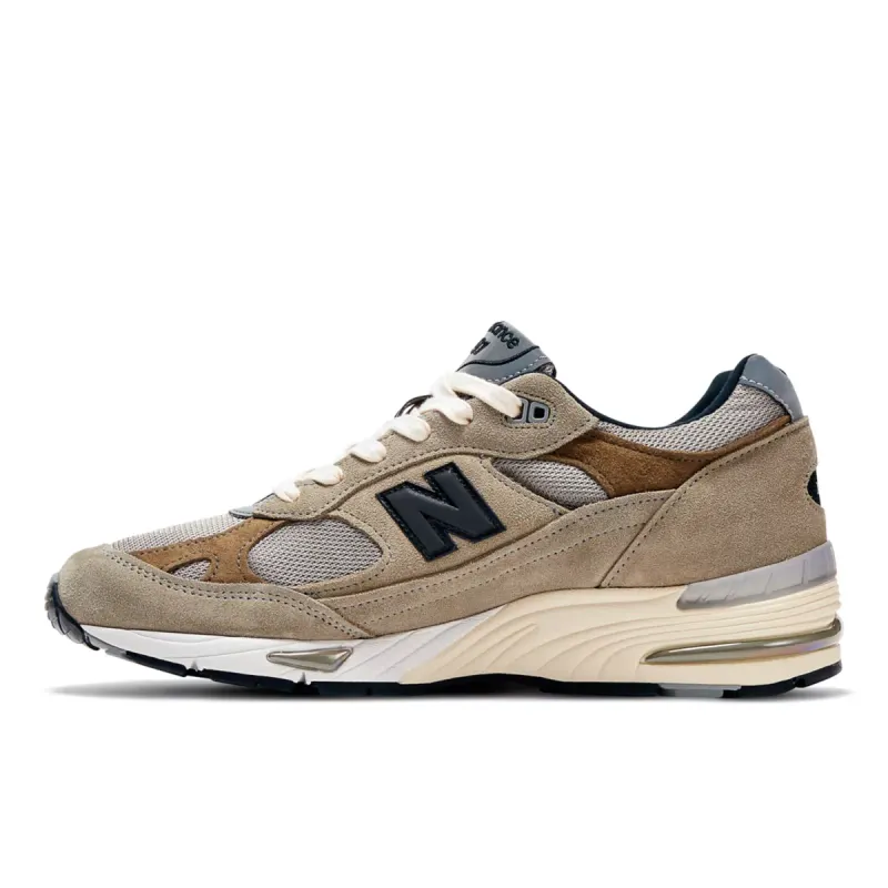 New Balance 991 MiUK JJJJound Grey Olive (W) Cobblestone / Covert Green / Black (W991JJA)