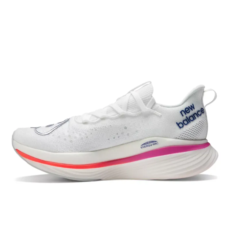 New Balance FuelCell SC Elite V3 White Victory Blue (W) White / Victory Blue (WRCELLE3)