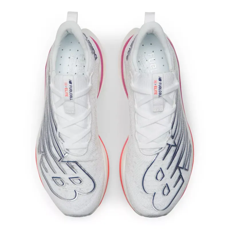 New Balance FuelCell SC Elite V3 White Victory Blue (W) White / Victory Blue (WRCELLE3)