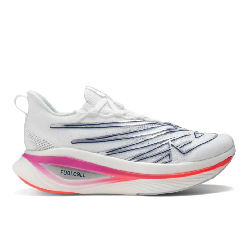 New Balance FuelCell SC Elite V3 White Victory Blue (W) White / Victory Blue (WRCELLE3)