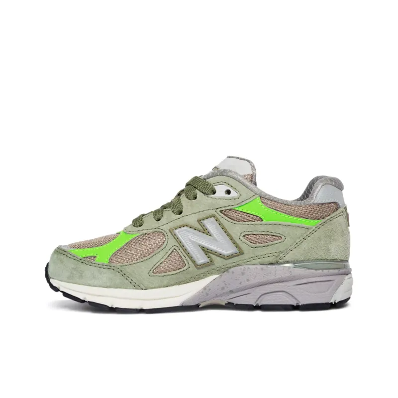 Patta x New Balance 990v3 Kids Olive (PS) Olive / Bright Green (PC990PP3)