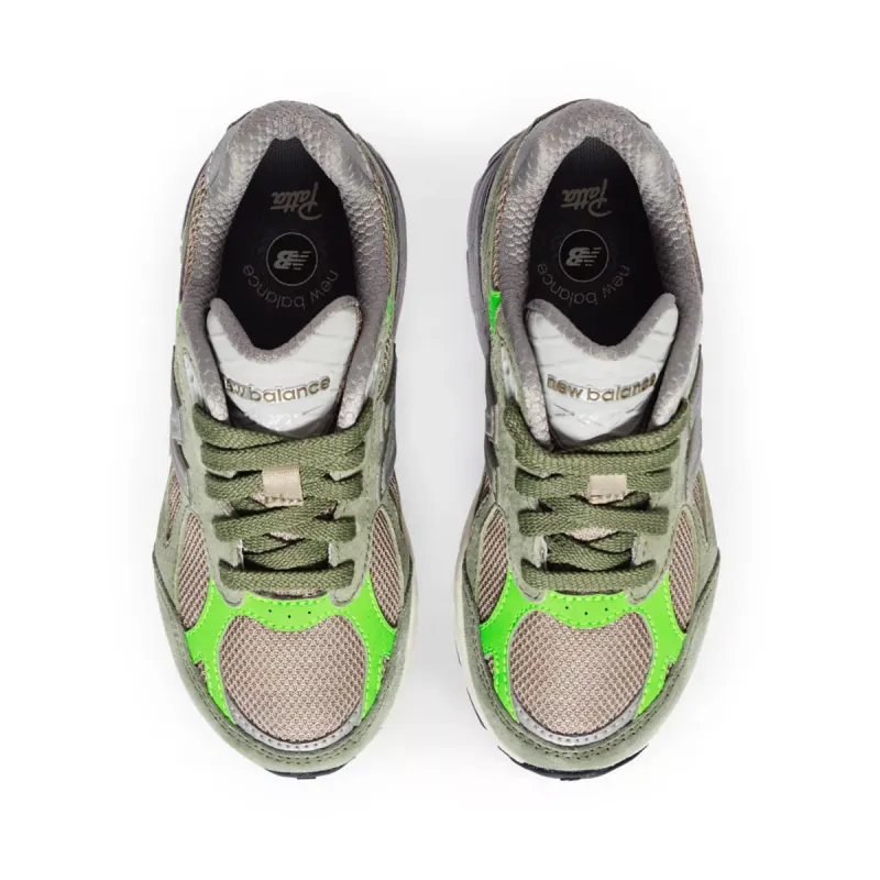 Patta x New Balance 990v3 Kids Olive (PS) Olive / Bright Green (PC990PP3)