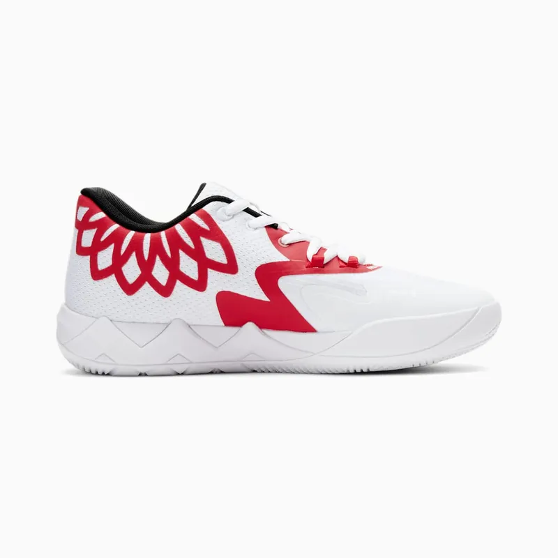 Puma LaMelo Ball MB.01 Lo Team Colors White High Risk Red Puma White / High Risk Red (376941-10)