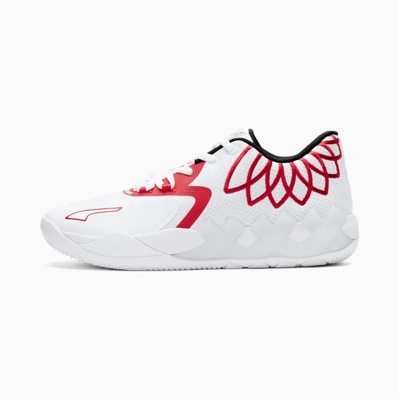 Puma LaMelo Ball MB.01 Lo Team Colors White High Risk Red Puma White / High Risk Red (376941-10)