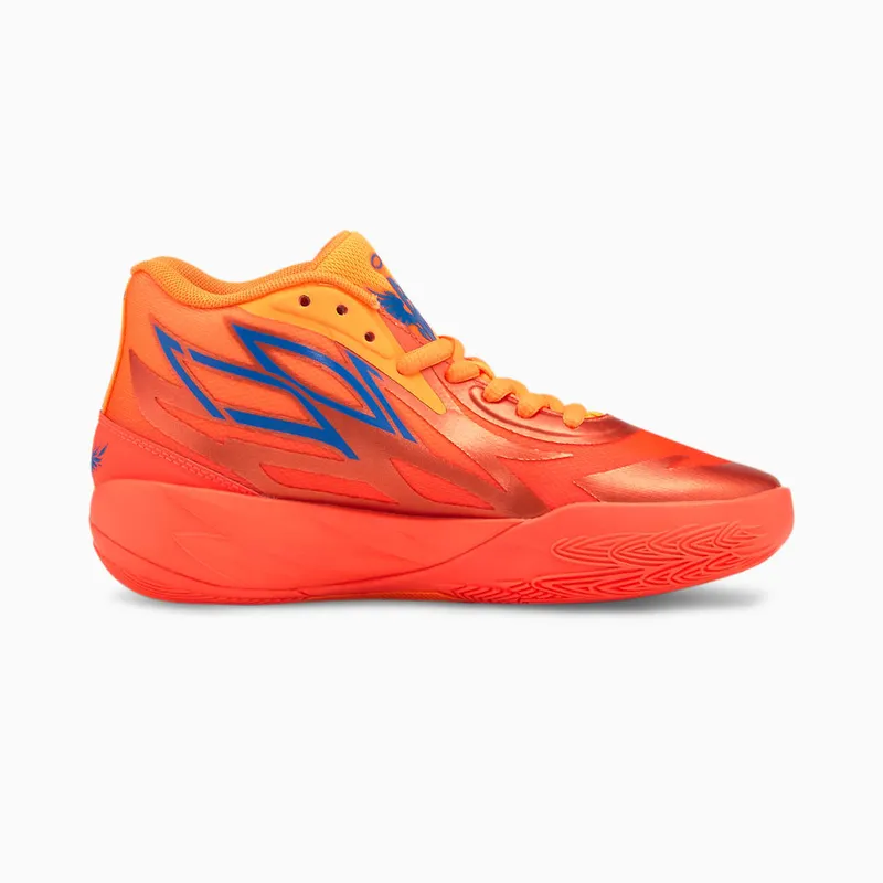 Puma LaMelo Ball MB.02 Supernova (GS) Fiery Coral / Ultra Orange (377403-01)