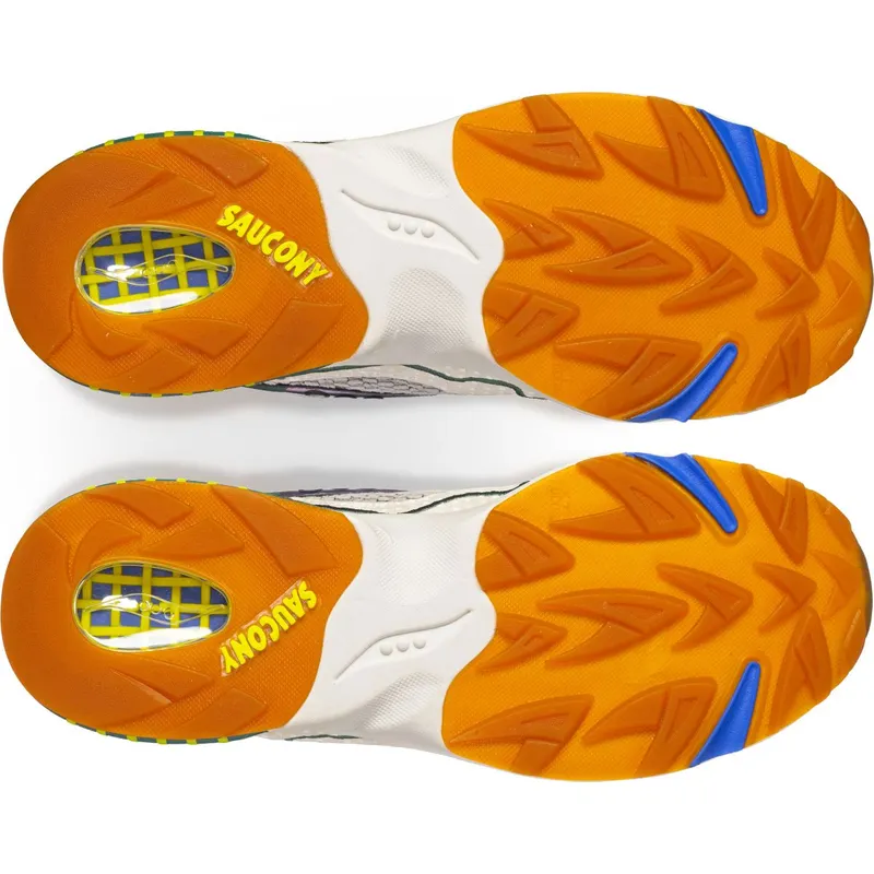 Saucony 3D Grid Hurricane Bodega Beige / Grey / Green (S70764-1)