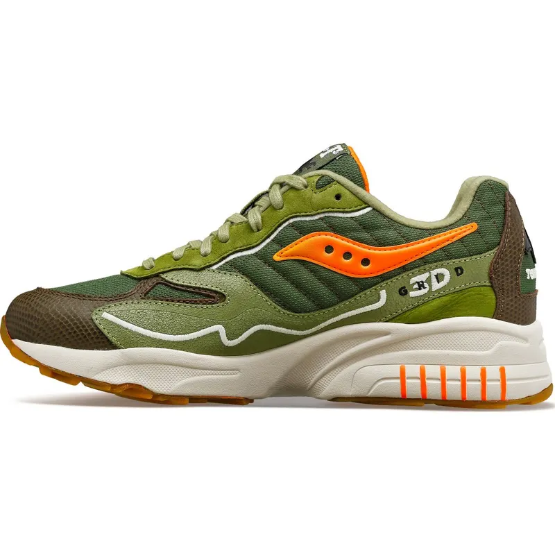 Saucony Grid 3D Hurricane Maybe Tomorrow ‘Green’ Green / Orange (S70682-1)