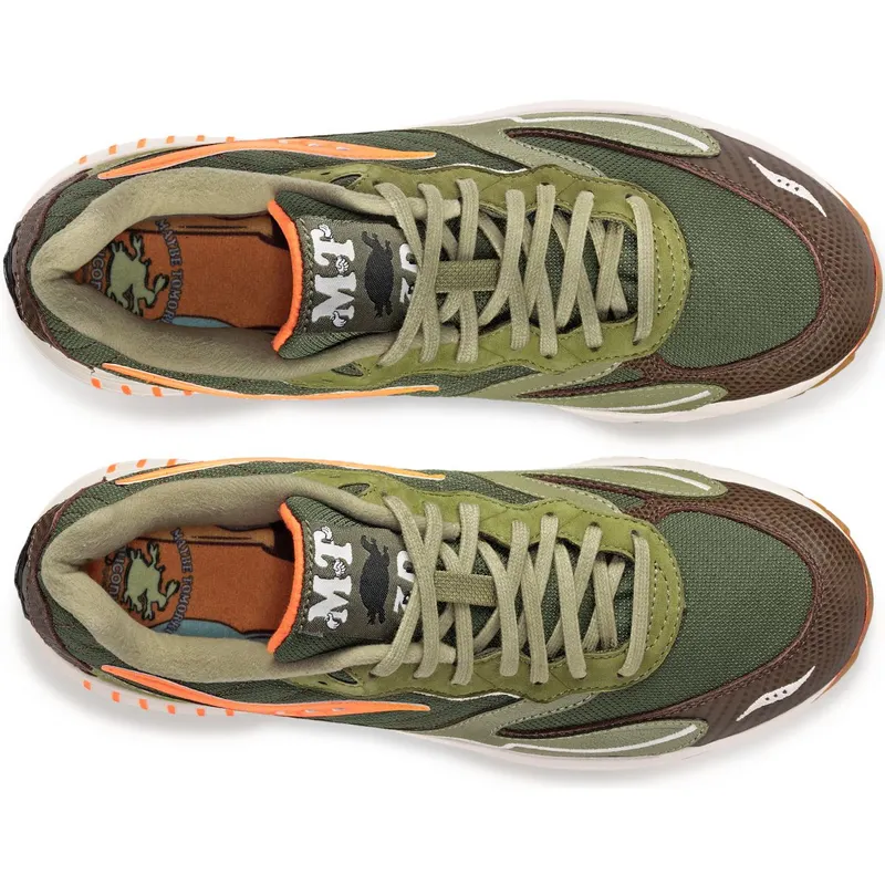 Saucony Grid 3D Hurricane Maybe Tomorrow ‘Green’ Green / Orange (S70682-1)
