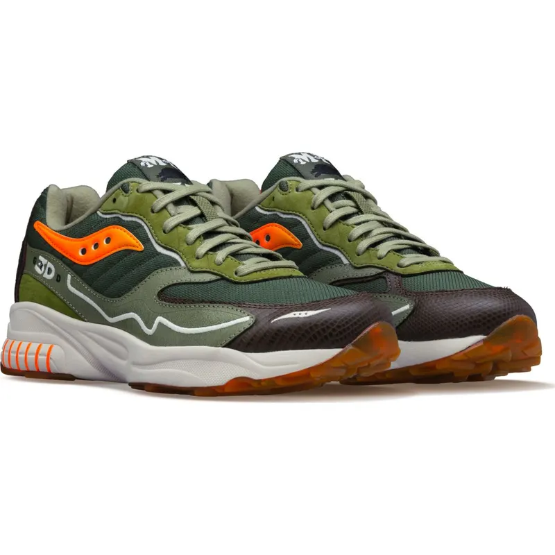 Saucony Grid 3D Hurricane Maybe Tomorrow ‘Green’ Green / Orange (S70682-1)