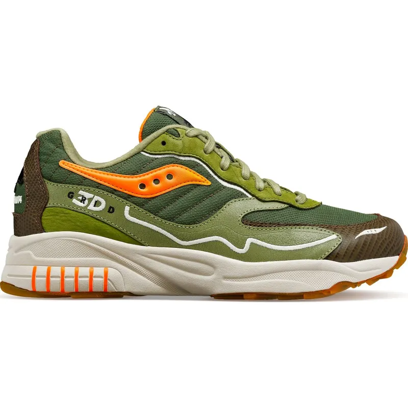 Saucony Grid 3D Hurricane Maybe Tomorrow ‘Green’ Green / Orange (S70682-1)