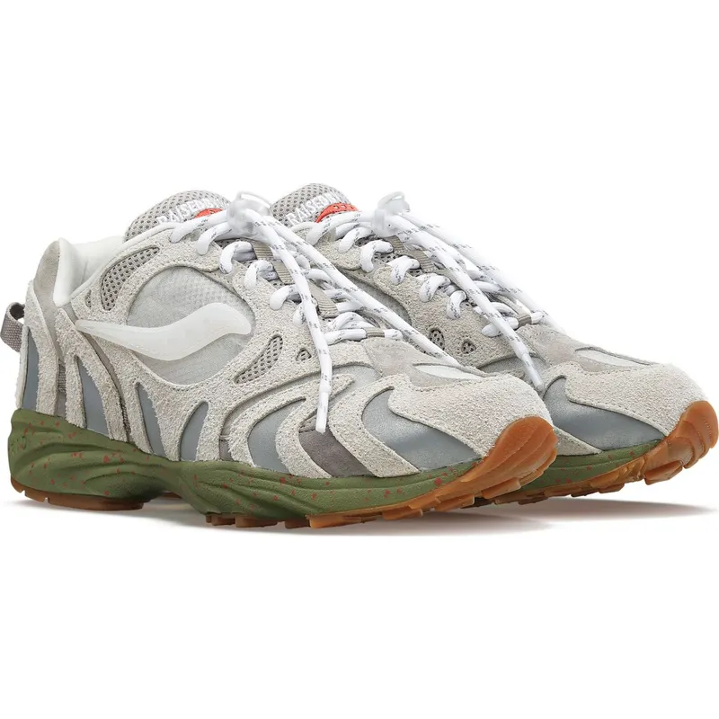 Saucony Grid Azura 2000 Raised By Wolves Grey / White / Green (S70737-2)
