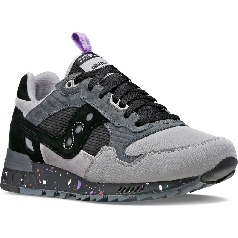 Saucony Shadow 5000 Albino & Preto Grey / Dark Grey / Black / Purple (S70688-1)