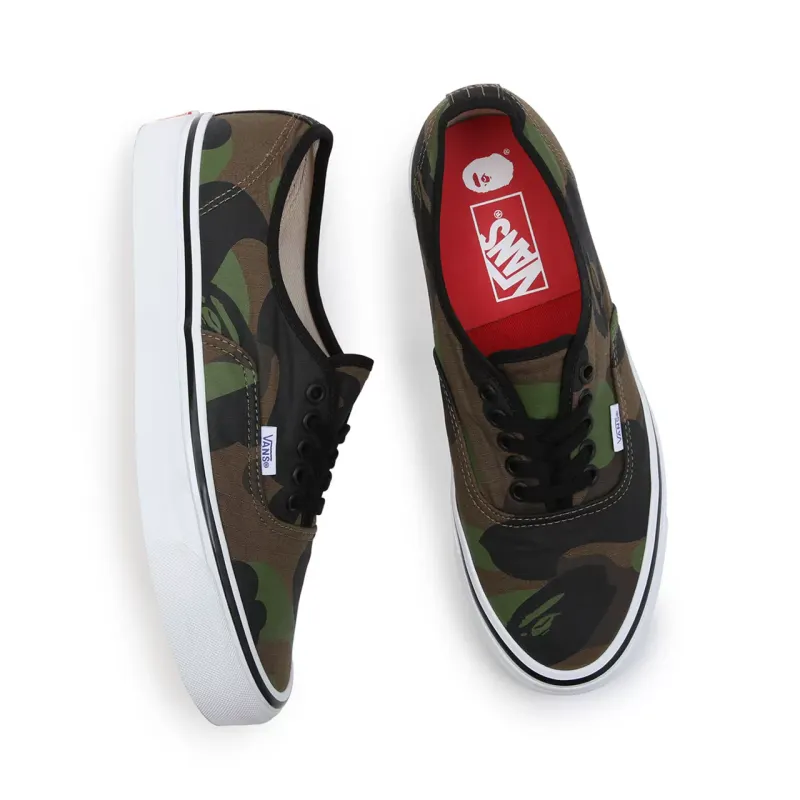 Vans Authentic 44 DX Bape 1st Camo Green / Black / Brown / White (VN0A38EN7BC)