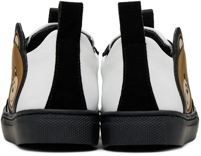 Moschino Baby Black & White Teddy Sneakers (71689)