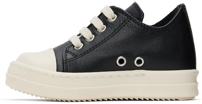 Rick Owens Baby Off-White Low Sneakers (BG02B5898 LMU 02B BG)