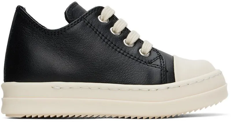 Rick Owens Baby Off-White Low Sneakers (BG02B5898 LMU 02B BG)