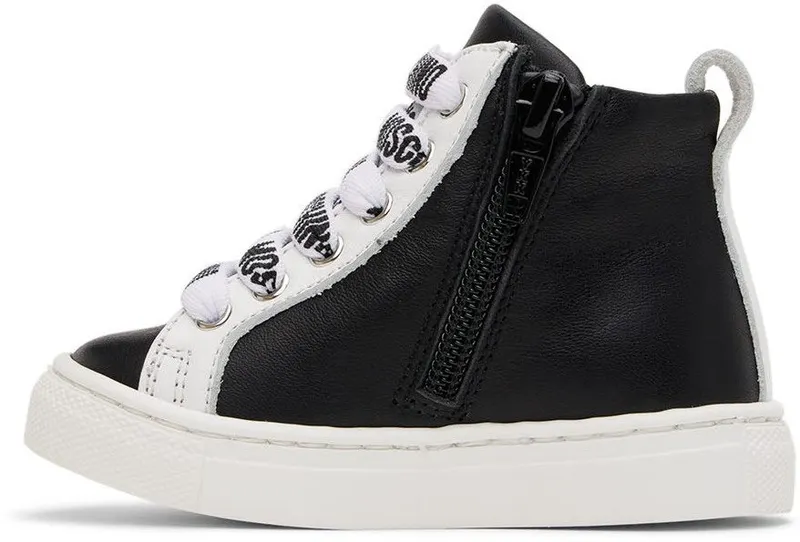 Moschino Baby Black Teddy High Sneakers (71692)