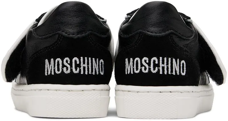 Moschino Baby Black Velcro Sneakers (71708)