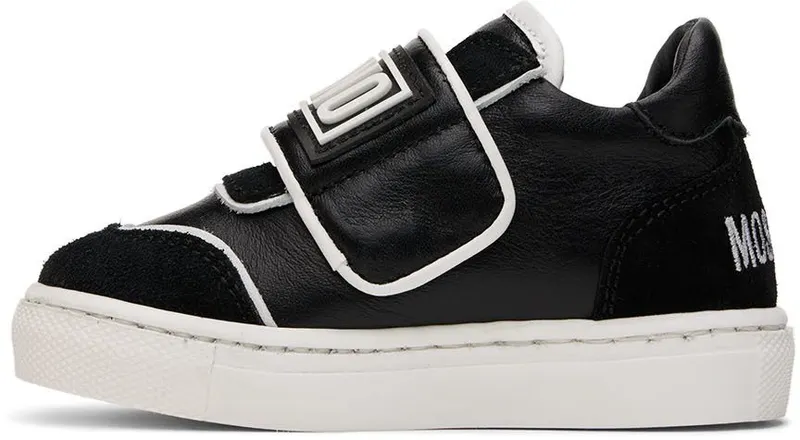 Moschino Baby Black Velcro Sneakers (71708)