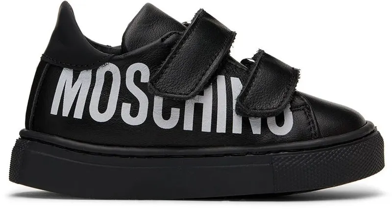 Moschino Baby Black Velcro Sneakers (71681)