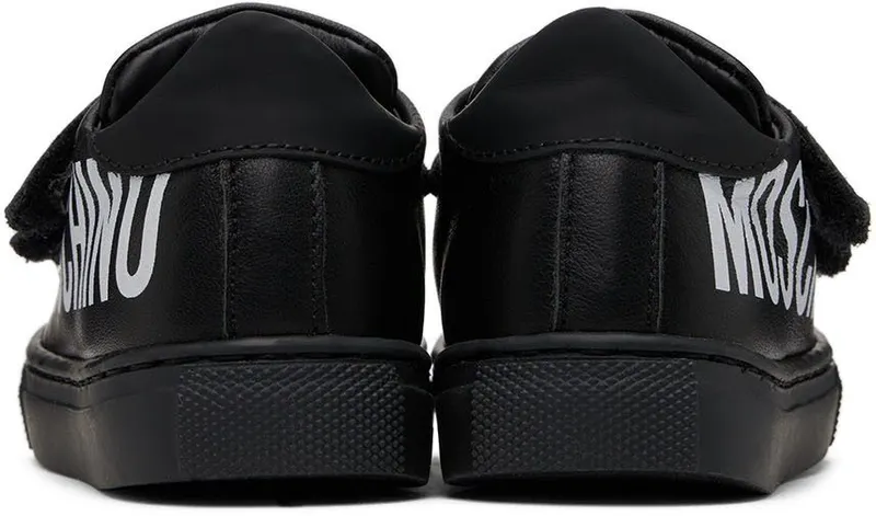 Moschino Baby Black Velcro Sneakers (71681)