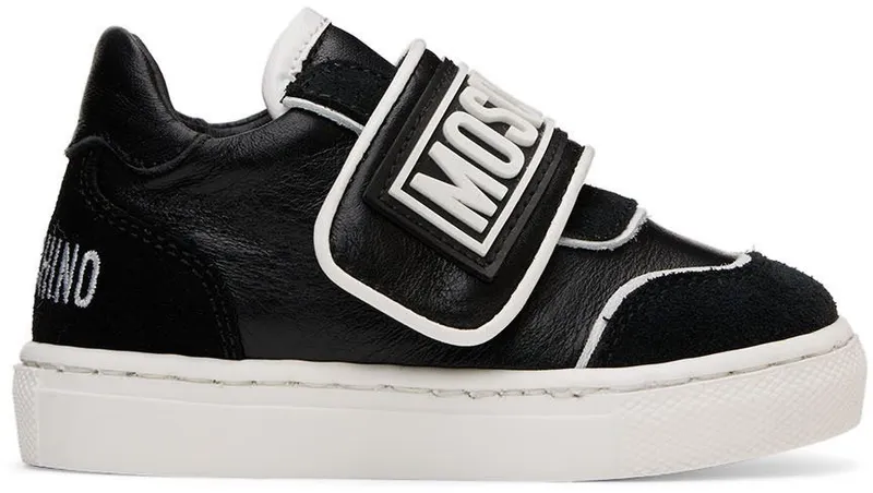 Moschino Baby Black Velcro Sneakers (71708)