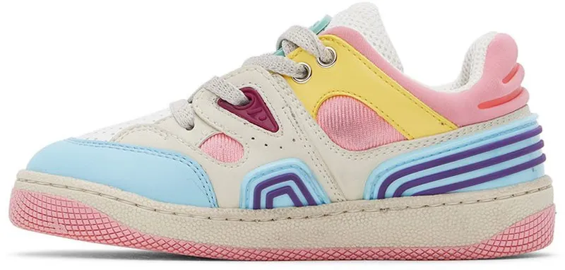 Gucci Baby Multicolor Basket Sneakers (702921 2SHW0)