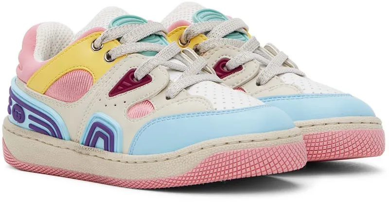 Gucci Baby Multicolor Basket Sneakers (702921 2SHW0)