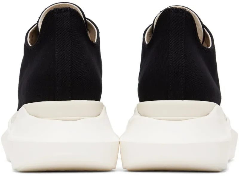Rick Owens Drkshdw Black Abstract Low-Top Sneakers (DU02B4842 DQ)